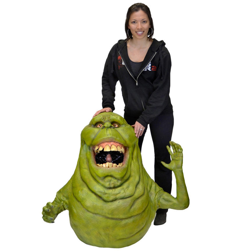 Illustration for article titled Shoot Your Own Ghostbusters Remake With This Life-Size Slimer Replica